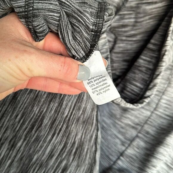 Maurice’s in Motion Heather Grey Lace Activewear Hoodie Size S - Picture 5 of 6